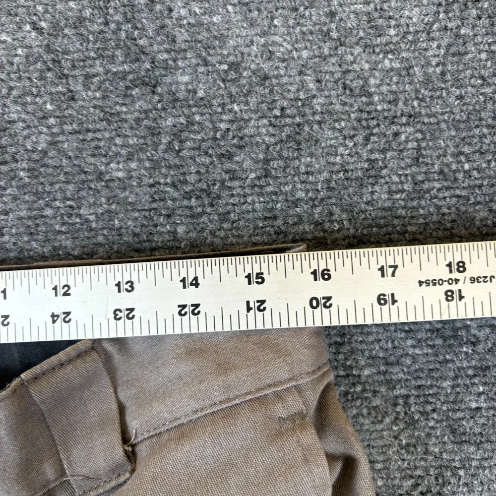 Dickies Flex Pants Mens 32x31 Gray Pockets Casual Low Rise Slim Tapered Leg